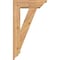 Ekena Millwork Traditional Traditional Smooth Bracket w/ Offset Brace, Western Red Cedar, 5 1/2"W x 16"D x 28"H BKT0604X16X28TRA01SWR - alternate 4
